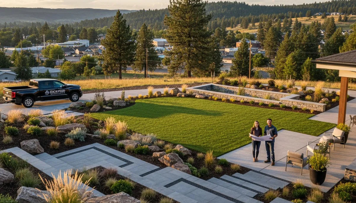 Landscaping team serving Spokane, WA for custom landscape design and outdoor renovation services